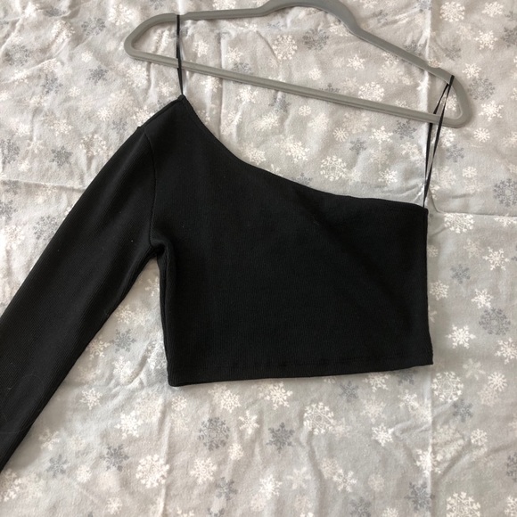 Princess Polly Tops - One sleeve crop top